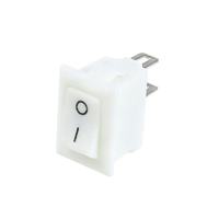 Interrupteur à bascule miniature KCD11 2P 10x15mm 2 broches 2 positions AC 250V 3A à montage sur panneau SPST Bouton d'alimentation Noir Blanc Rouge pour l'électronique