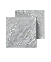 Carreaux de sol en porcelaine émaillée 300x300mm, aspect marbre luxueux, finition mate, pour cuisine et salle de bain