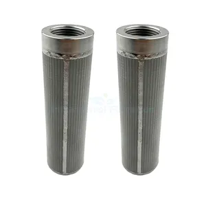 ss316L all welded pleated sintered felt candle filter element 40 inch 150 microns for polymer melt filter