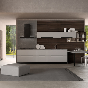 Gabinetes de Cocina Modernos de Madera Duradera de Lujo con Acabado Lacado, Encimeras de Cuarzo de 20 mm, <span class=keywords><strong>Bisagras</strong></span> y Accesorios para Grifos Listos para el Mercado - Product Image 5