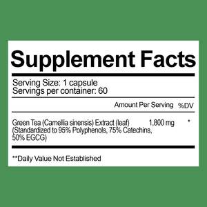OLLI Suplemen <span class=keywords><strong>Herbal</strong></span> <span class=keywords><strong>EGCG</strong></span> Ekstrak Teh Hijau Kapsul Produk Pelangsing Kapsul Teh Hijau - Product Image 2