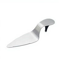 Pelle à pizza et à gâteau en acier inoxydable SS430 de haute qualité, coupe-gâteau créatif, outil de pâtisserie manuel