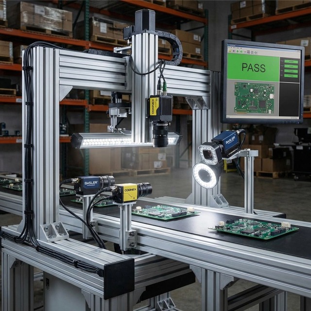 Heavy Duty Camera Gantry Aluminum Frame for Machine Vision System