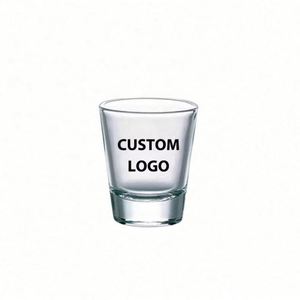 Hot Sale Custom Logo Premium Transparent Unbreakable Durable Portable Shot Glass Cups <b>Lead</b> Free Crystal 30-50ml Capacity for - Product Image 2