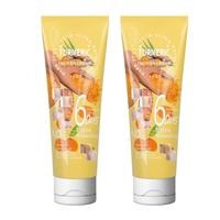 180g Pasta Lulur Kunyit untuk Pengelupasan Kulit dengan Vitamin E & Minyak untuk Melembapkan, Membersihkan Secara Mendalam & Meremajakan Kulit