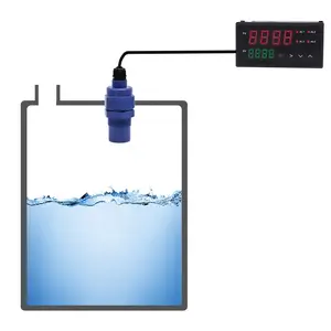 Capteur de niveau à ultrasons industriel sans contact 4-20ma modbus rs485 liquide diesel huile eau réservoir de carburant