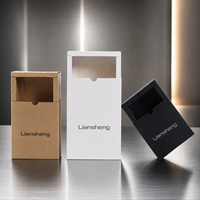 Caja de Papel Kraft Personalizada al por Mayor, Caja Plegable con Cajón, Caja de Regalo, Caja de Papel para Envolver con Logotipo Personalizado para Empaque de Joyería y Accesorios