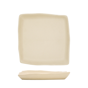 Piatto Quadrato Piatto Io Crema 21x21 Cm - Product Image 3