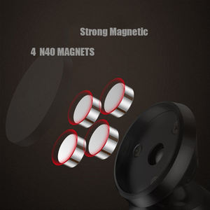 <span class=keywords><strong>Soporte</strong></span> de teléfono móvil universal <span class=keywords><strong>para</strong></span> coche, accesorio de montaje magnético <span class=keywords><strong>para</strong></span> vehículo, ABS, en color negro, gran oferta - Product Image 5