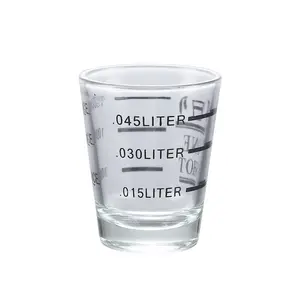 ölçüm cam kupa 1 Suppliers-Profesyonel ölçüm camı ölçüm gözlükleri kupası Shot cam önlemler 1.5oz