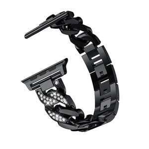 <span class=keywords><strong>Bracelet</strong></span> de montre intelligente en <span class=keywords><strong>acier</strong></span> inoxydable de luxe Lionorm, 38/41/49 mm, <span class=keywords><strong>bracelet</strong></span> en strass pour <span class=keywords><strong>Apple</strong></span> <span class=keywords><strong>Watch</strong></span> 8 Ultra 7 6 5 <span class=keywords><strong>SE</strong></span> - Product Image 4