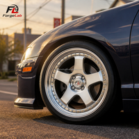 ForgeLab - Lot de 2 jantes forgées à lèvre polie profonde, disponibles en 18, 19, 20 pouces, entraxes 5x112, 5x114.3, 5x120, 5x100, compatibles Work Skyline GTR R32 R33 R34 370z G20 G30