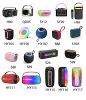 Altavoz Portátil S89 con Luz LED RGB, Sincronización Musical, Sonido Estéreo, para Exteriores, Campamento, Hogar, Fiestas, Dormitorio, Viajes, Mini Altavoz