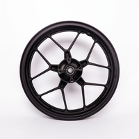 JINSHEN Nouvelles jantes en alliage de moto personnalisées de 14 pouces pour Click Scoopy