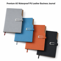 Coffret Cadeau de Carnet de Bureau Simple et Personnalisé avec Logo 2027, Bloc-Notes avec Fermeture Magnétique en U et Papier Dowling 100 g/m²