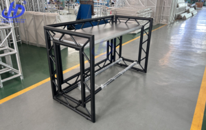 Cabina de <span class=keywords><strong>DJ</strong></span> de Aluminio Plegable y Ajustable en Altura de Alta Calidad, Mesa de <span class=keywords><strong>DJ</strong></span> Móvil para Discotecas - Product Image 6
