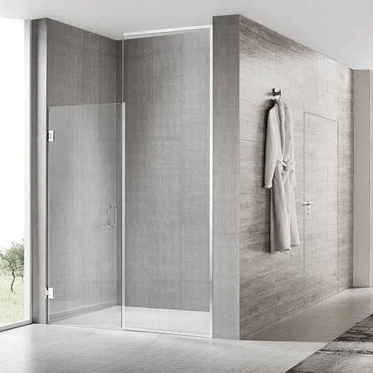 Seawin-ducha de vidrio sin marco, bisagras ajustables, puerta de ducha de latón, cabina de ducha de baño