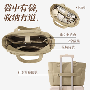 Nouveau sac à bandoulière grande capacité, sac à main en nylon de haute qualité pour ordinateur portable, sac fourre-tout tendance - Product Image 4