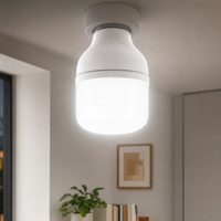 Ampoule LED haute puissance E27, grande taille, coque en plastique, 5W 10W 15W 20W 30W 40W 50W 60W pour usage intérieur