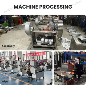 Machine de dé<span class=keywords><strong>coupe</strong></span> commerciale automatique grande capacité pour <span class=keywords><strong>légumes</strong></span>, fruits, gingembre, pommes de terre, oignons, <span class=keywords><strong>coupe</strong></span> <span class=keywords><strong>en</strong></span> <span class=keywords><strong>dés</strong></span> et <span class=keywords><strong>en</strong></span> cubes - Product Image 6