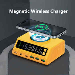 Nouveauté : Station de charge USB 110W à 6 ports, QC3.0 PD3.0, charge rapide pour tous les téléphones, ordinateurs portables, iPhone, iPad, <span class=keywords><strong>Xiaomi</strong></span>, pour bureau et voiture - Product Image 6