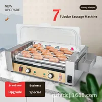 Machine à saucisses rôties, jambon fumé et hot-dogs commerciaux à contrôle automatique de la température, en acier inoxydable 304, vente en gros