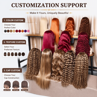 Perruques frontales HD 13x4 13x6 sans colle à cuticules alignées, perruque blonde en cheveux humains 613 avec baby hair, fournisseur