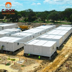 Cbox Affordable Easy Assemble <b>Flat</b> Pack Tiny Housing Residence Living Room Modular Office Prefab Container House - Product Image 1