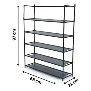 Scarpiera a 5 Ripiani, Facile da Montare - Product Image 6