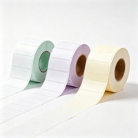 Etiquetas de Código de Barras en Blanco del Fabricante Haoxuan, Rollo de Etiquetas de Papel Térmico Directo para Impresión de Datos e Identificación de Productos
