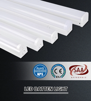 Luminaria LED de 2 pies (600 mm) y 18 W, CCT Ajustable 30K/40K/50K, Montaje en Superficie, Aleación de Aluminio, IP20, Iluminación para Oficina