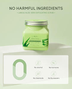 Gommage corporel naturel organique de marque privée pour nettoyage en profondeur Vente en gros Gommage corporel hydratant blanchissant à l'aloe vera - Product Image 2