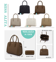 Tas Tangan Wanita Grosir Custom Mewah Desainer Kulit PU Tas Jinjing Wanita untuk Aktivitas Sehari-hari Tas Selempang Fashion Elegan
