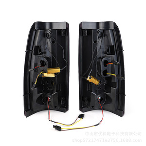 Feux arrière LED fumés en parfait état pour Silverado 1999-2002, Sierra 1500 2500 3500 1999-2003 WM-PK57, feux arrière LED neufs - Product Image 4