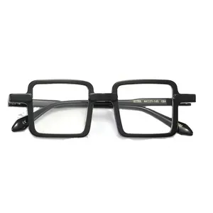 Hengtai Brillenrahmen individuelle Acetat-Brillen China Großhandel optische Brillen Vintage-Stil Auge Glas fertige Brille