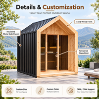 Cabine de sauna sur mesure OEM conçue pour la thérapie par la sudation en intérieur et la relaxation quotidienne pour les membres de la famille