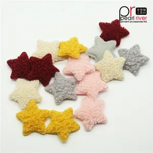 Custom Colorful 3D embroidery patch chenille towel sewing on patches for garments