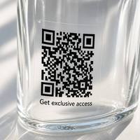 Etiquetas Adhesivas Transparentes con Código QR, Impresión UV de Alta Resolución, Etiquetas de Código de Barras para Trazabilidad de Productos Electrónicos