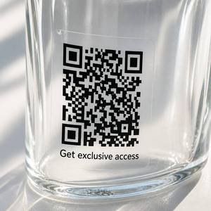 Autocollants transparents en rouleau avec code QR, impression UV haute résolution, étiquettes de codes-barres pour la traçabilité des produits électroniques - Product Image 3
