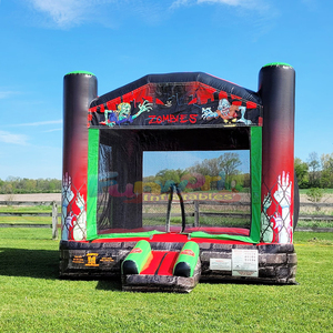 Castillo hinchable outdoor jumping bouncy castle inflatable bounce house halloween zombie bouncer for kids - Product Image 1