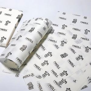 Emballage alimentaire en papier résistant à la graisse avec impression de logo personnalisée pour les sandwichs, les burgers, les gâteaux, le pain et les biscuits - Product Image 2