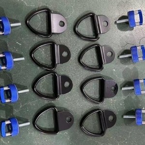 Kit de hebilla de cuerda con anillo en D para camioneta, negro, para Ford Bronco Hardtop, juego de pernos de liberación rápida, actualización de reequipamiento 17011EBK - Product Image 4