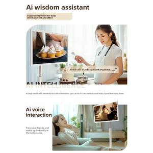 Ktc Bestie Ai เวอร์ชัน Xpress <span class=keywords><strong>27</strong></span>นิ้วสมาร์ททีวีความละเอียดสูง8 + 128GB LED ในตัวกล้องสำหรับออกกำลังกายแท็บเล็ตฉายภาพในชั้นเรียนออนไลน์ - Product Image 3