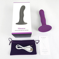 Vibromasseur télécommandé à ventouse rechargeable étanche IPX6 en silicone de qualité alimentaire pour femmes, 10 modes de vibration