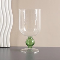 Verre à vin/champagne artisanal en verre borosilicate, couleur bonbon créative, grand format, en vente