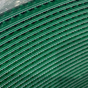 MINSEN aşınma direnci yüksek sürtünme kauçuk/PVC kemerler yeşil renk kaba üst çim desen PVC konveyör bant - Product Image 3