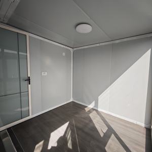 Maison de conteneur modulaire préfabriquée pliable, taille personnalisable à distance (10 <span class=keywords><strong>pieds</strong></span>, 20 <span class=keywords><strong>pieds</strong></span>, 30 <span class=keywords><strong>pieds</strong></span>, 40 <span class=keywords><strong>pieds</strong></span>), bureau avec salle de bain et toilettes - Product Image 1