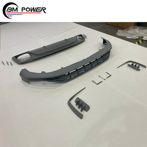 Lame de pare-choc avant et arrière, avec diffuseur d'échappement, modèle mis à niveau style <span class=keywords><strong>ABT</strong></span> PP, pièces pour voiture - Product Image 4