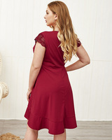Dernière robe grande taille Vêtements pour femmes Robes grande taille Robes de printemps avec nouveau design