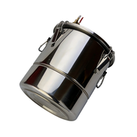 Cuve de Fermentation en Acier Inoxydable pour la Fabrication de Bière et de Vin à Domicile, 20 Litres